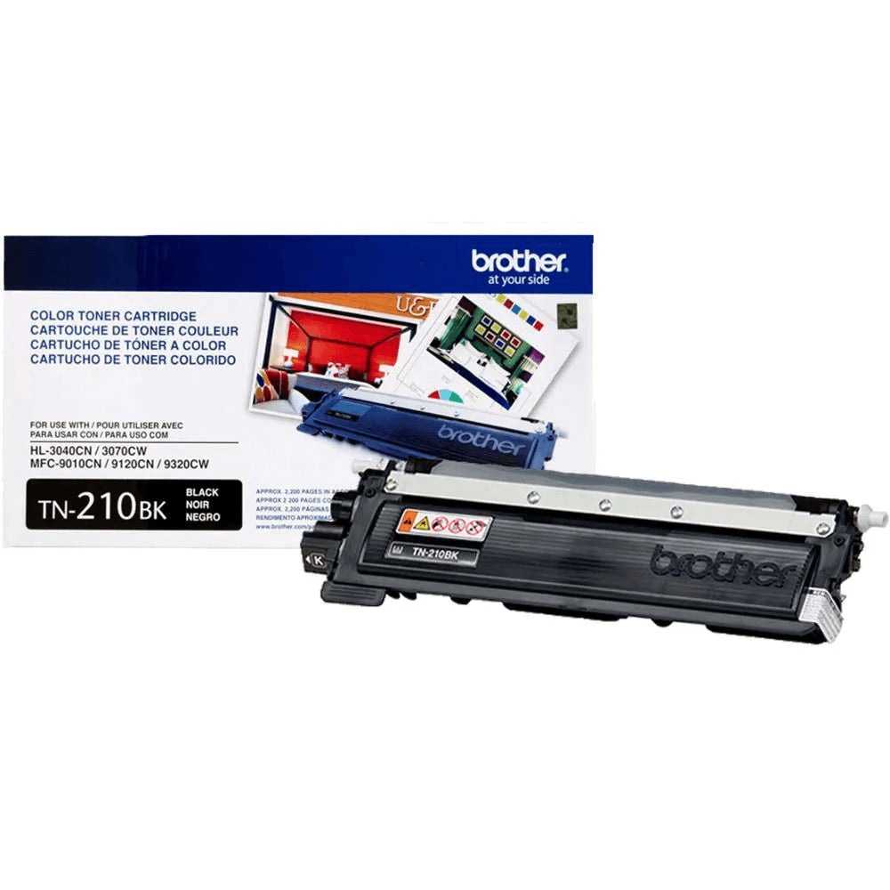 Cartucho Toner Brother TN-210BK Preto - Impressorajato